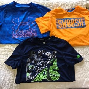 Boys athletic dri fit T-shirt bundle
